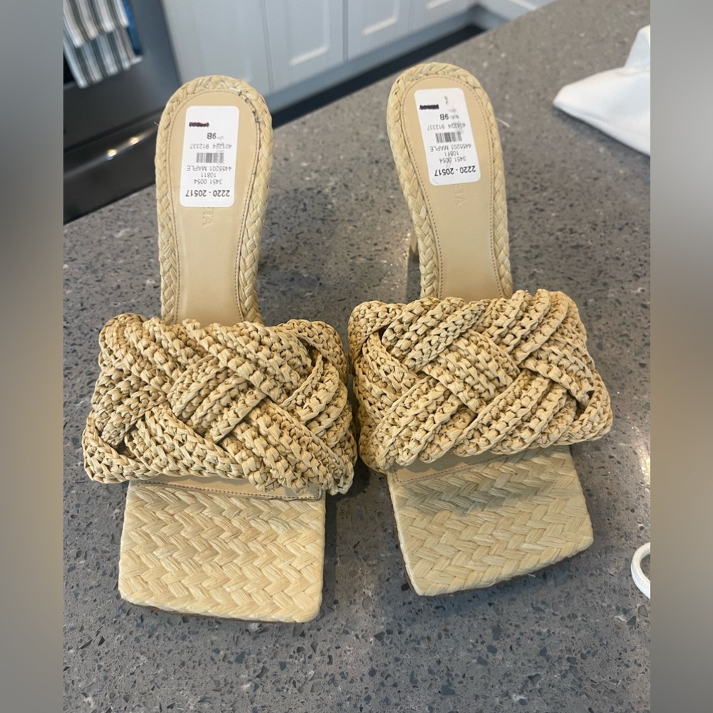 Bottega Veneta Raffia  'Lido' mules - the perfect summer mule